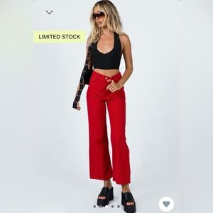 Red Princess Polly jeans